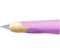 STABILO - Pluma estilográfica ergonómica para diestros con plumín para principiantes A - EASYbirdy Pastel Edition en rosa suave/albaricoque