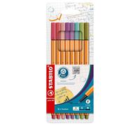 STABILO Point 88 - Fineliner - Paquete De 8 - Colores Surtidos