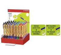 Stabilo pointball - Bolígrafo con mecanismo retráctil (32 unidades, caja de cartón, 32 unidades)