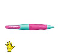 Stabilo - Portaminas Easy Ergo 1,4 mm turquesa/rosa para zurdos
