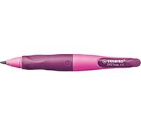 STABILO EASYergo - Lápiz ergonómico para diestros (8 cm), color rosa y lila