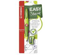 STABILO - Portaminas ergonómico para diestros - EASYergo 3.15 en verde claro/verde oscuro - incluye 1 mina gruesa - Dureza HB y sacapuntas - blíster