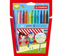 STABILO power - Rotulador - Estuche con 12 colores - Multicolor 1 unidad (Paquet
