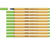 STABILO Punta 88 Fineliner Bolígrafos Asst Colores Dibujo Técnico de X 10