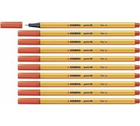 STABILO Punta 88 Fineliner Bolígrafos Asst Colores Dibujo Técnico de X 10