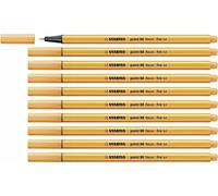 STABILO Punta 88 Fineliner Bolígrafos Asst Colores Dibujo Técnico de X 10