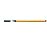 STABILO Punta 88 Fineliner Pigment Liner 88/96 (Paquete de 3) - Gris Oscuro