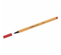 Stabilo Punto 88 - Bolígrafo fino (rojo, naranja, rojo, 0,4 mm)