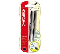 STABILO - Recambio bolígrafo STABILO color negro - Blíster con 2 unidades