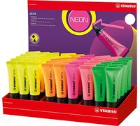 Stabilo -Resaltador, Pantalla de 45 Rotuladores fluorescente neón en 6 Colores Surtidos