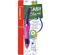 STABILO - Roller ergonómico para diestros EASYoriginal Holograph - Color magenta - tinta azul (borrable) - incl. cartucho