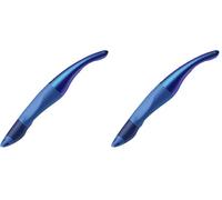 STABILO - Roller ergonómico para diestros - EASYoriginal Holograph en color azul - azul (borrable) - in artucho (Paquete de 2)