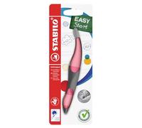 STABILO Roller ergonómico EASYoriginal Pastel diestros rojo rosado tinta azul borrable con cartucho