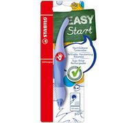 STABILO - Roller ergonómico para diestros EASYoriginal Pastel - Color azul nube - Tinta azul (borrable) - Incluye cartucho