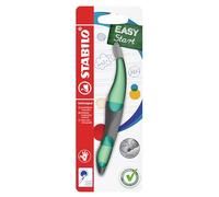 STABILO - Roller ergonómico para diestros EASYoriginal Pastel - Color verde menta - Tinta azul (borrable) - Incluye cartucho