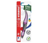 STABILO - Roller ergonómico para diestros EASYoriginal Pastel - Color violeta brillante - Tinta azul (borrable) - Incluye cartucho
