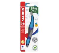 STABILO - Roller ergonómico para zurdos - EASYoriginal en azul oscuro/azul claro - azul (borrable) - incluye cartucho