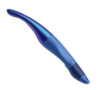 STABILO Bolígrafo ergonómico para zurdos EASYoriginal Holograph Edition en azul, bolígrafo único, color azul (borrable), incluye cartucho