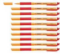 STABILO - roller - pointVisco | pack de 10, rojo