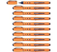 STABILO Worker+ Fine - Lote de 10 unidades, color azul