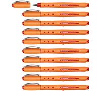 STABILO - Roller - worker+ - Punta fina - Pack de 10 - rojo