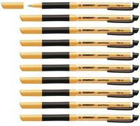 STABILO Rollerball con tinta de baja viscosidad pointVisco - Caja con 10 unidade