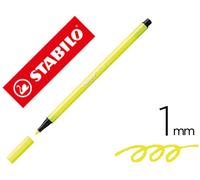 Stabilo Rotulador Acuarelable 68 Amarillo Neón 1 mm