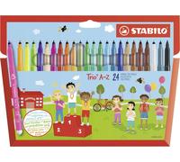 STABILO Rotulador con zona de sujeción triangular Trio A-Z - E (Importación USA)