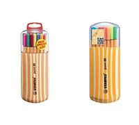 STABILO point 88 rotulador de punta fina Fino Negro, Azul, Marrón, Verde, Lila, Ocre, Naranja, Oliva pálido, Rosa, Rojo, Turquesa, Violeta, Amarillo 20 pieza(s)
