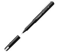 STABILO Rotulador fino prémium | 0,4 mm | fino | negro | Serie Dr!ver