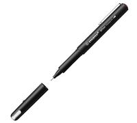 STABILO Rotulador fino prémium | 0,4 mm | fino | rojo | Serie Dr!ver