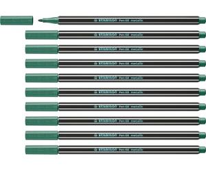 STABILO - rotulador metalico premium - Pen 68 metallic | pack de 10, verde