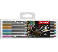 STABILO - rotulador metalico premium - Pen 68 metallic | pack de 6