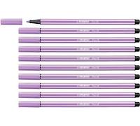 STABILO - Rotulador premium - Pen 68 - Pack de 10 - lila claro