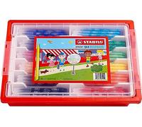 STABILO Rotuladores Power Schoolpack Punta media 144 unidades 12 colores surtidos