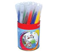 STABILO Rotulador para colorear Power Max – 24 rotuladores de punta ancha, 12 colores surtidos