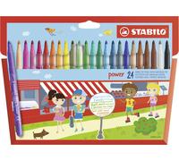 STABILO Rotulador Power - Estuche con 24 Colores 1 unidad (Paq (Importación USA)