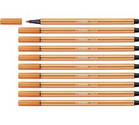 STABILO - Rotulador premium - Pen 68 - Pack de 10 - amarillo-rojo