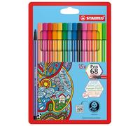 STABILO Pen 68 rotulador Multicolor 15 pieza(s)