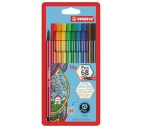 STABILO Pen 68 rotulador Multicolor 10 pieza(s)
