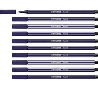 STABILO - rotulador premium - Pen 68 | pack de 10, azul de Prusia