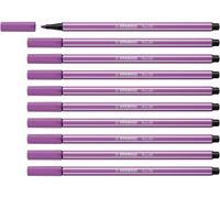 STABILO - Rotulador premium - Pen 68 - Pack de 10 - ciruela