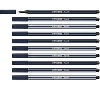 STABILO - Rotulador premium - Pen 68 - Pack de 10 - gris Payne