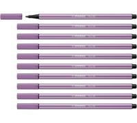 STABILO - Rotulador premium - Pen 68 - Pack de 10 - gris violeta