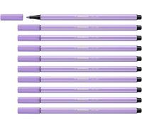 STABILO - Rotulador premium - Pen 68 - Pack de 10 - lila claro