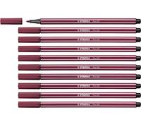 STABILO - Rotulador premium - Pen 68 - Pack de 10 - púrpura