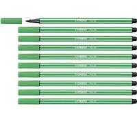 STABILO - Rotulador premium - Pen 68 - Pack de 10 - verde esmeralda