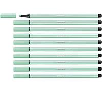 STABILO - Rotulador premium - Pen 68 - Pack de 10 - verde hielo