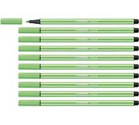 STABILO - Rotulador premium - Pen 68 - Pack de 10 - verde menta