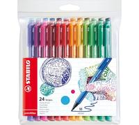 STABILO Rotulador punta media pointMax - Estuche con 24 colores